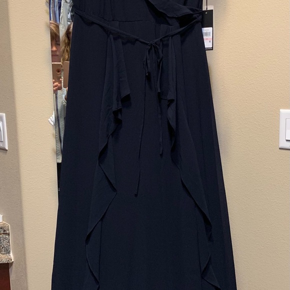 Karl Lagerfeld long navy dress size 10 NWT - Picture 12 of 12